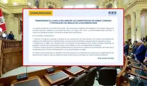 Transparencia pide reglas claras entre Senado y Diputados tras la aprobación de las facultades al Ejecutivo