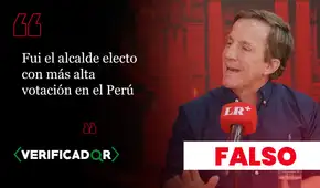 Es falso que Francis Allison obtuviera la mayor votación del Perú en su primera reelección como alcalde
