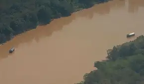 Minería ilegal en Loreto: sobrevuelo revela presencia de nueve nuevas dragas en el rio Tigre