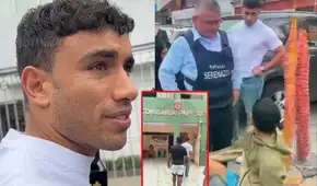 Said Palao involucrado en accidente vehicular: termina en comisaría tras choque de su auto y una moto