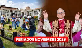 Feriados y días no laborables de noviembre 2026 en Perú: calendario oficial de fechas decretadas por el Gobierno junto a la visita del papa Leon XIV