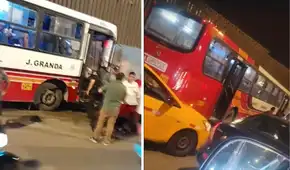 Atacan bus de la línea El Triángulo con pasajeros en SJM: es el segundo atentado en menos de un mes