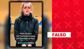 Es falso que este video muestre los juicios contra los detenidos por las protestas en Francia: fue generado con IA