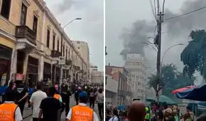 Reportan incendio cerca al Barrio Chino en Cercado de Lima: emergencia moviliza al menos 4 unidades de bomberos