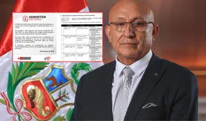 Ministro Juan Díaz mintió: declaración jurada confirma investigación por negociación incompatible