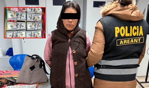 Detienen a mujer por presunto lavado de activos: hallaron más de US$62.000 en su cuerpo Detienen a mujer por presunto lavado de activos: hallaron más de US$62.000 en su cuerpo