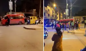 Balean combi de los ‘Rojitos’ con pasajeros en SJM: 2 personas gravemente heridas