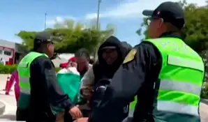 Migrantes rompen cordón policial e ingresan a Perú por la frontera con Chile