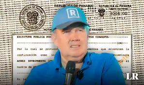 Sunat: López Aliaga no ha reportado ingresos del extranjero