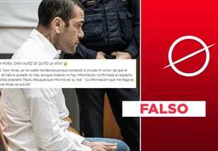 Es falso que se suicidó Daniel Alves, el exfutbolista condenado por agresión sexual