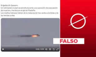 Video viral no muestra a helicóptero israelí estrellándose en el eje de Filadelfia en 2024