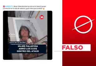 Este video no muestra una mujer fallecida abriendo los ojos dentro de su ataúd