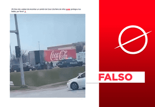 Policías no encontraron camión de Coca-Cola "lleno de niños" en Estados Unidos