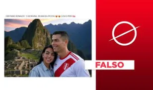 Cristiano Ronaldo no visitó Machu Picchu con un polo de la selección peruana: es un montaje