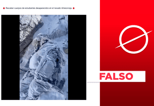 Este video no muestra los cuerpos de los montañistas hallados en el nevado Artesoranju en Áncash