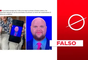 Estados Unidos no le negó la entrada a un turista noruego tras encontrarle un meme de J. D. Vance en su teléfono