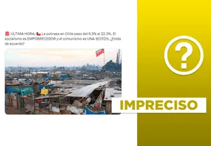 Chile sí triplicó su taza de pobreza al 22.3%, pero no es del censo de 2025