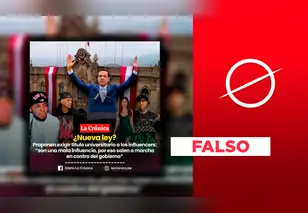 Gobierno peruano no propuso exigir un título universitario a influencers para que puedan crear contenido en redes