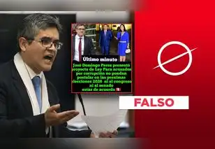 Es falso que José Domingo Pérez haya presentado proyecto ley para que acusados por corrupción no postulen el 2026