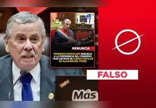 Fernando Rospigliosi no renunció a la presidencia del Congreso por supuesta decisión de Fuerza Popular