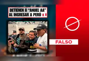 Policías de migraciones no detuvieron a Anuel AA en el Aeropuerto Jorge Chávez: foto fue editada con IA