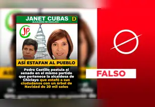 Es falso que Pedro Castillo postulara al Senado por el partido Juntos por el Perú