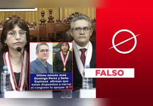 José Domingo Pérez y Delia Espinoza no afirmaron que "están dispuestos a cerrar el Congreso"