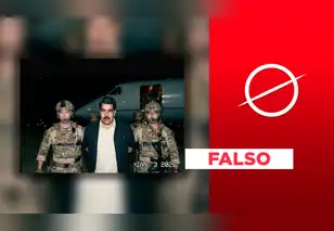 Esta no es la foto real de la captura de Maduro: fue generado con inteligencia artificial