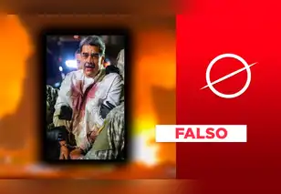 Fotografía de Nicolás Maduro aparentemente herido tras su captura en Venezuela fue generada con IA