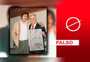 Imagen de Alfonso López Chau abrazado a Víctor Polay Campos fue generada con IA