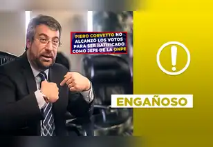 Es engañoso que Piero Corvetto no haya sido ratificado como jefe de la ONPE por la JNJ: actualmente se desempeña en el cargo
