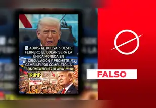 Estados Unidos NO ha impuesto el dólar como moneda oficial en Venezuela: información carece de fuentes oficiales