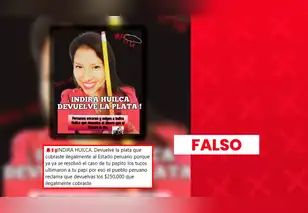 Es falso que el gobierno peruano haya pagado “indebidamente” US$250.000 a Indira Huilca: fue una reparación por vulnerar el debido proceso contra su padre