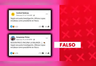 López Chau NO lidera intención de voto en Pasco: se trata de un sondeo de opinión y no de una encuesta avalada por el JNE