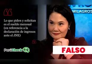 Keiko Fujimori desinformó sobre declaración jurada de ingresos que debe hacer ante el JNE