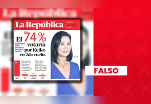 Es falso que el 74% de los peruanos votarían por Keiko Fujimori en segunda vuelta: publicación fue editada