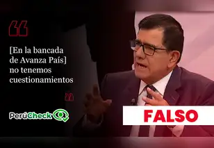 ¿Los integrantes de Avanza País “no tienen cuestionamientos”? Es falsa la declaración de José Williams