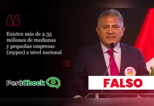 El candidato presidencial Carlos Jaico dijo que hay 2.35 millones de mypes, pero no es así
