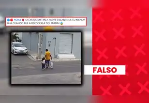 Es falso que este video muestre el ataque contra un hombre que recogía del colegio a su hija en Lima: el hecho ocurrió en Pernambuco, Brasil