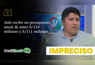 Es imprecisa la cifra de Jorge Montoya sobre el presupuesto de la Municipalidad Provincial de Jaén