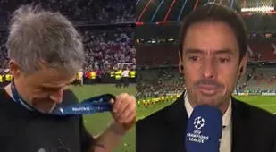 Mariano Closs se quiebra en vivo tras palabras de Luis Enrique a su hija Xana