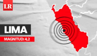 Fuerte sismo de magnitud 4,2 sacudió Lima este lunes Fuerte sismo de magnitud 4,2 sacudió Lima este lunes