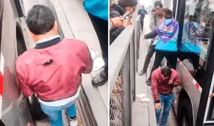 Pasajero cae de Metropolitano al abordar bus en Independencia y resulta herido