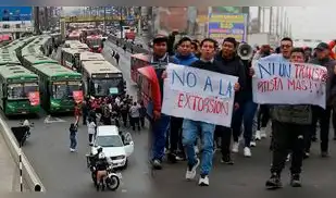 Gremios anuncian que no habrá paro de transporte este lunes 24 de noviembre