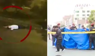 Hombre muere tras quedarse dormido en la pista y ser atropellado por miniván