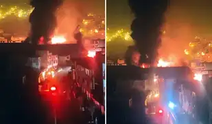 San Juan de Lurigancho: reportan incendio de gran magnitud en fábrica de tecnopor