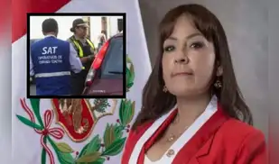 Denuncian a congresista Kira Alcarraz por agredir a fiscalizador del SAT