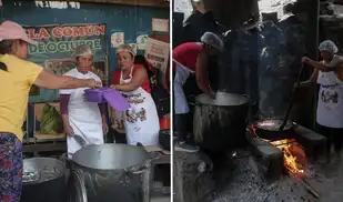De los descartes del mercado a la mesa: así se sostienen las ollas comunes en VMT