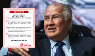 Ahora Nación propone defender el sistema electoral de los que hablan de fraude