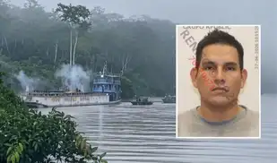 Policía fallece en operativo para rescatar barcazas con petróleo en Loreto